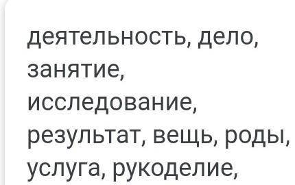 2. Подберите 3-5 синонимов к слову труд. ​