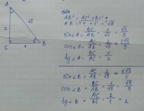 В треугольнике ABC По Теореме Пифагора!Максимально распишите