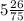 5 \frac{26}{75}