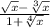 \frac{\sqrt{x} -\sqrt[3]{x} }{1+\sqrt[4]{x} }