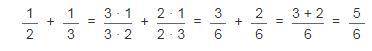 1 целая 1/4-(1/3+1/2)=​