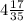 4\frac{17}{35}