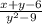 \frac{x+y-6}{y^{2}-9}