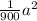 \frac{1}{900}a^{2}