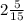 2\frac{5}{15}