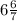 6\frac{6}{7}