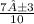 \frac{7±3}{10}