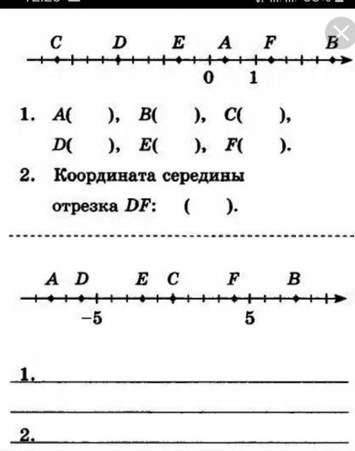 Опредили координаты букв. А( , )В( , )C( , )D( , ) E( , )F( , )​