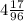 4 \frac{17}{96}