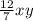 \frac{12}{7} xy