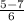 \frac{5 - 7}{6}