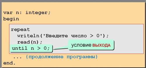 Как записывается команда цикла​