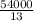 \frac{54000}{13}