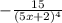 -\frac{15}{(5x+2)^{4} }