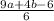 \frac{9a + 4b - 6}{6}