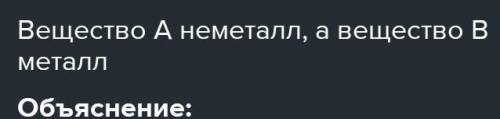 6. Описание веществ: Вещество А порошкообразное, жёлтого цвета, не проводит тепло и электричество, н