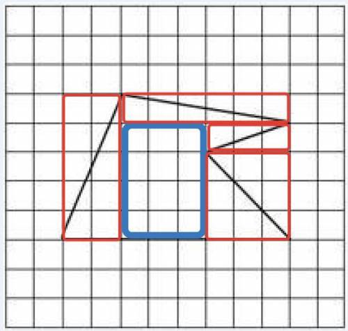 На клетчатой бумаге с размером клетки 1 см х 1 см изображен многоугольник. Найдите его площадь.