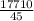 \frac{17710}{45}