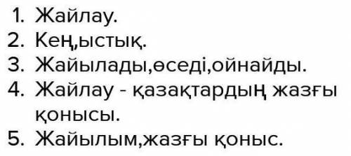 «Жастар киімі» тақырыбына синквейн (бес жолды тақпақ) дайында.​