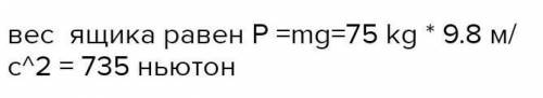 3. Определите вес ящика с песком, масса которого 55кг.​