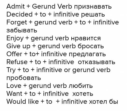 How can I stay healthy? Sort the verb into the two columns.trylikeenjoydecidepreferhopeGerund infini