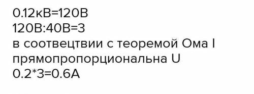 Когда к проводнику приложили напряжение 40 В, амперметр показал 2А. Какую силу тока он покажет, если