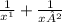 \frac{1}{x {}^{1} } + \frac{1}{x²}