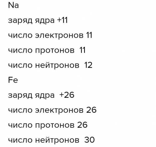 Задание Найдите количество протонов электронов и нейтронов у следующих элементов CuCaPOFeAuNaLiОпиши