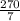 \frac{270}{7}