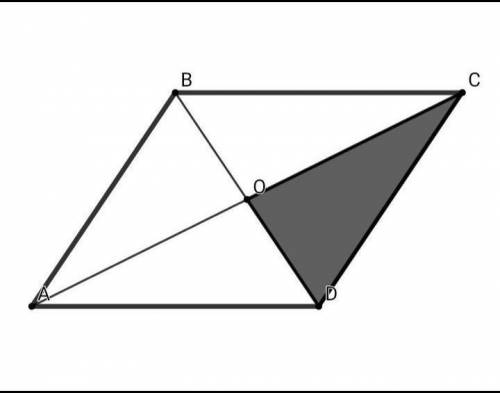 дано abcd параллелограмм AC=10 BD=8 угол COD=30 градусов​