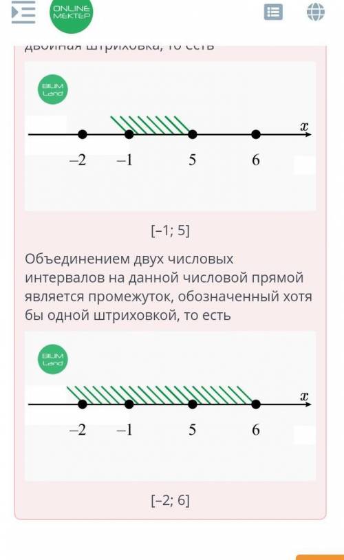 По рисунку найди пересечение и объединение данных числовыхпромежутков.T-25И-16ответ: пересечение: [о