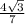 \frac{4\sqrt{3}}{7}