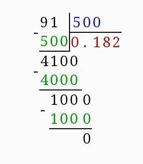 9.1000/50 столбиком ​