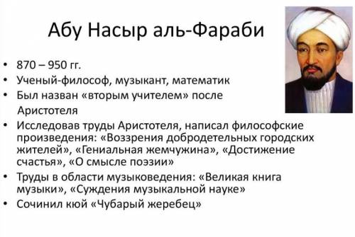 4. Проба пера Представь информацию об аль-Фараби в виде схемы.АЛЬ-ФАРАБИГде родился?Что изучал?Что н