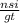 \frac{nsi}{gt}