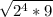 \sqrt{2^{4}*9 }