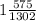 1 \frac {575}{1302}