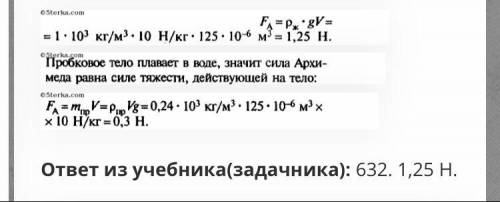 Определить архимедову силу действующую на тело обьемом 125 см³ полностью погруженное в воду​