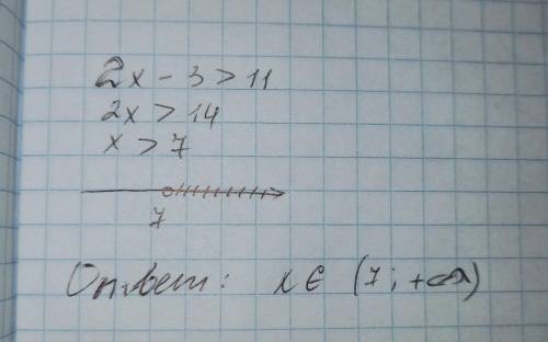 Решите неравенство. Изобразите его решение на числовой прямой и запишите ответ в виде промежутка ЭТО