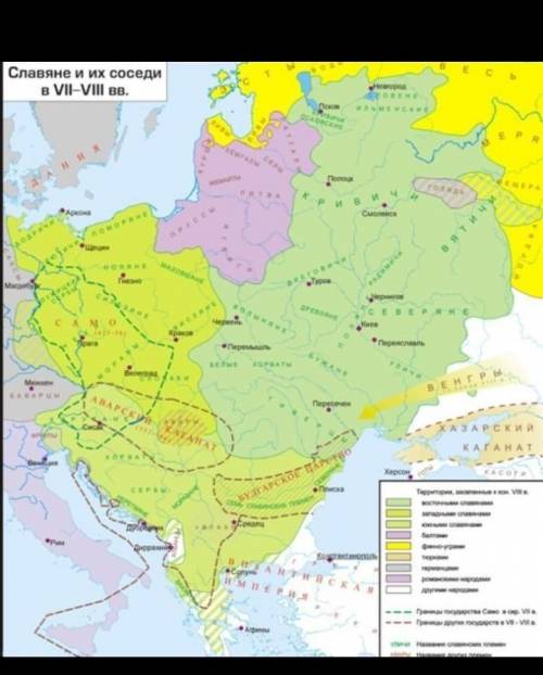 Какие древние славянские племена жили на территории современной России? Выпиши их названия.