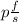 p \frac{f}{s}