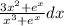 \frac{3x^2+e^x}{x^3+e^x} dx