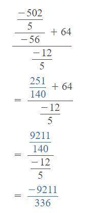 (-50 2/5÷(-5, 6) +6, 4) ÷(-1 2/5) ​