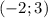 (-2; 3)