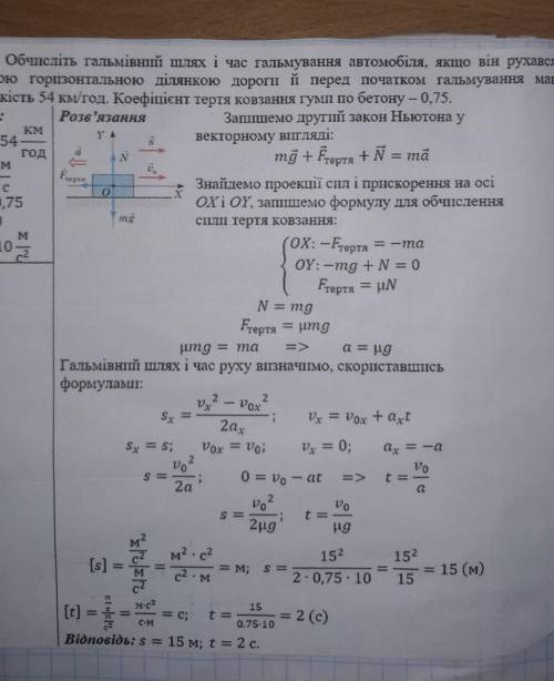 Конспект з фізики по темі рух тіла під дією кількох сил по похилій площині​