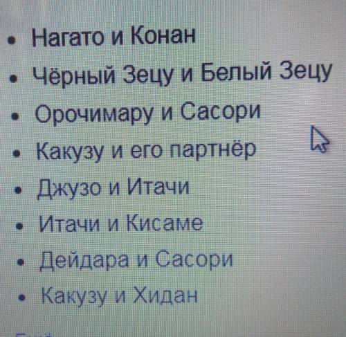 Как зовут всех членов акацуки?