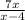 \frac{7x}{x - 4}