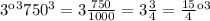 3кг750г = 3 \frac{750}{1000} = 3 \frac{3}{4} = \frac{15}{4} кг