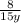 \frac{8}{15y}