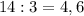 14:3=4,6